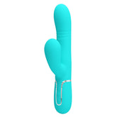 Party Up Paul Rolling Beads Vibrator Teal 22.6 cm Thrusting Rabbit Vibrator VIBRATORS-RABBIT